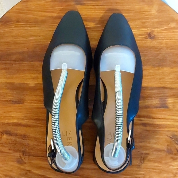 Naturalizer Ginger Sling Back Heels/Pumps Pointy Toe Sleek Trendy Comfort Sz.10M - Picture 4 of 6